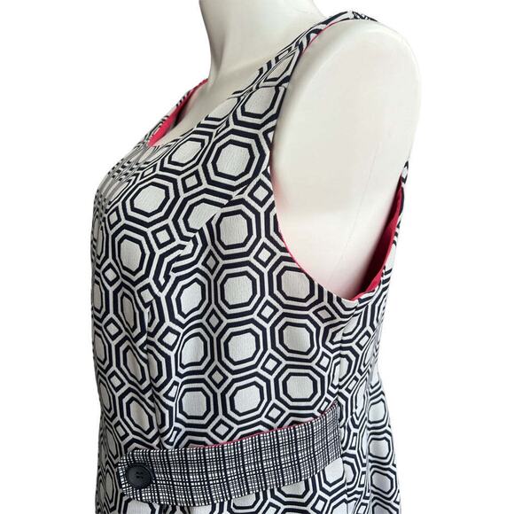 16W Signature by Robbie Bee Geometric Shift Dress Sleeveless - Picture 3 of 6